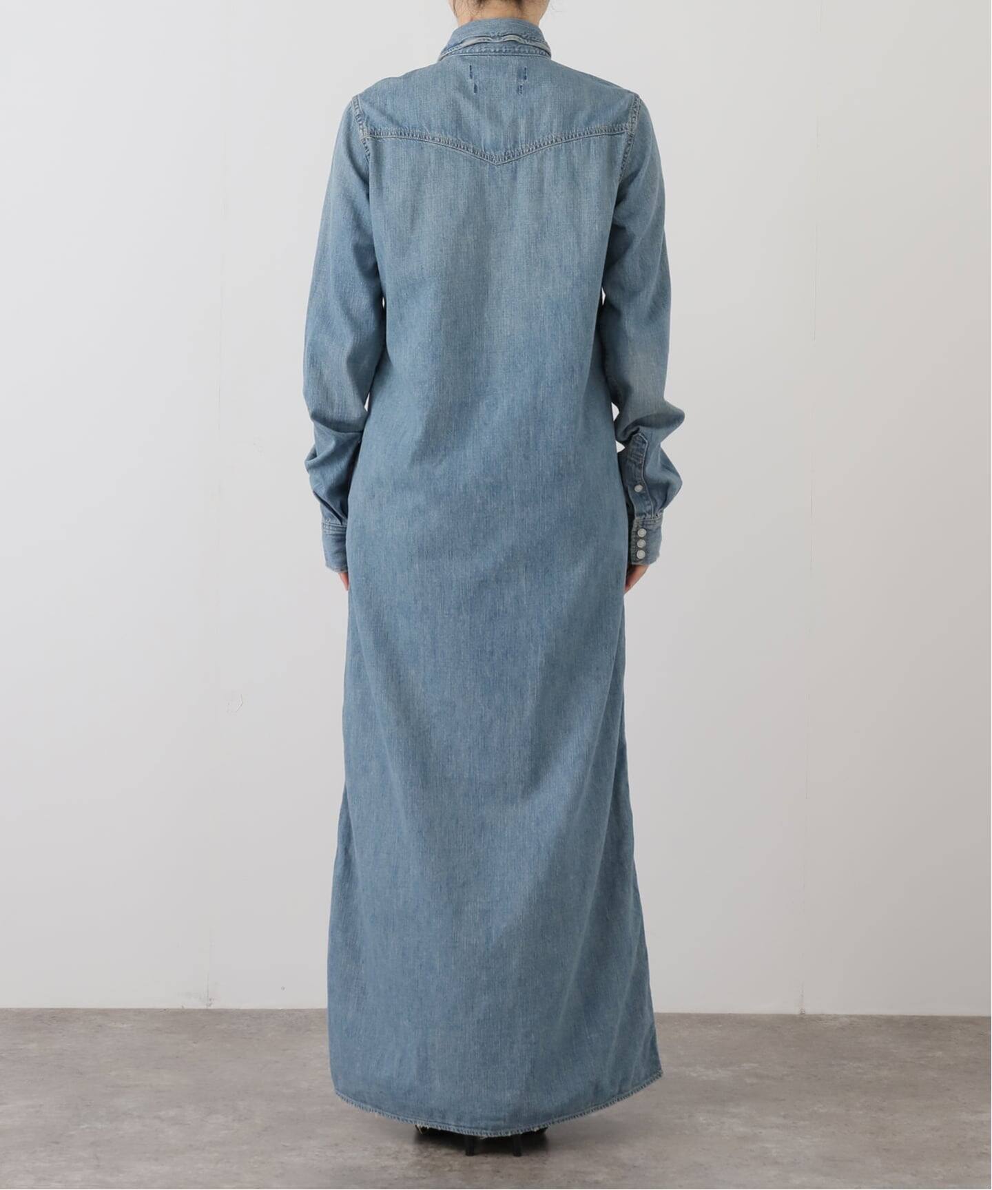 REMI RELIEF/レミレリーフ】DENIM シャツドレス（シャツワンピース 