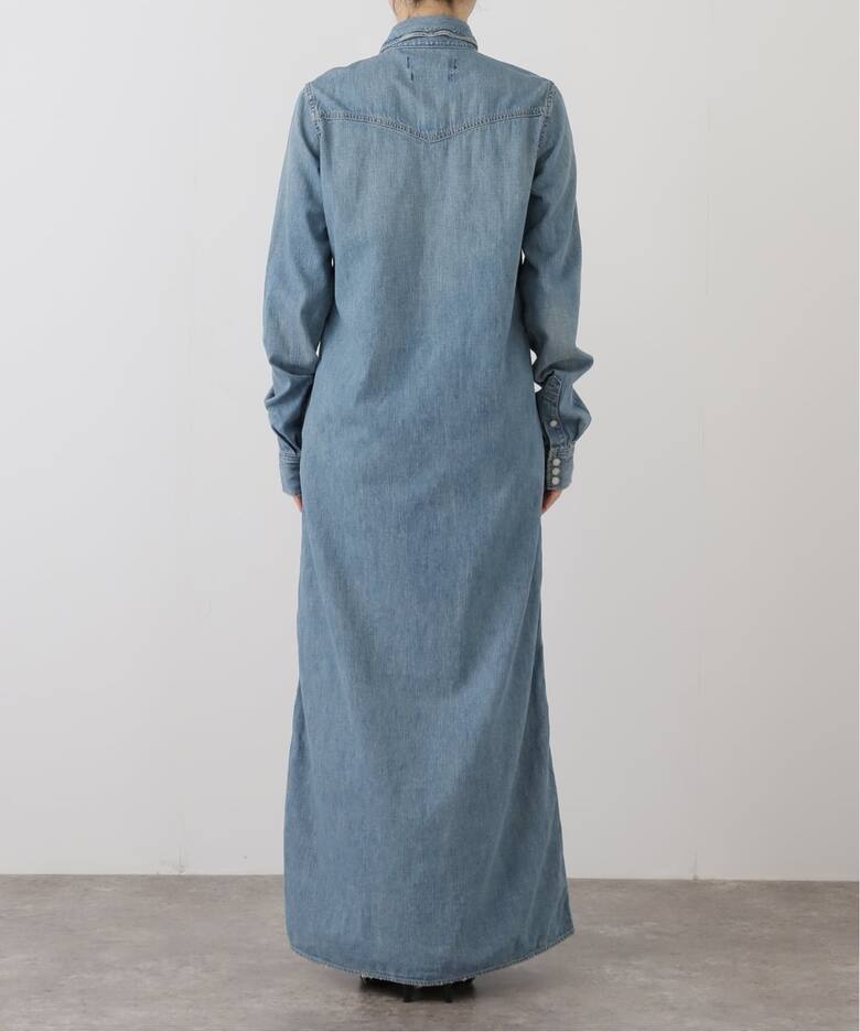 REMI RELIEF/レミレリーフ】DENIM シャツドレス（シャツワンピース  