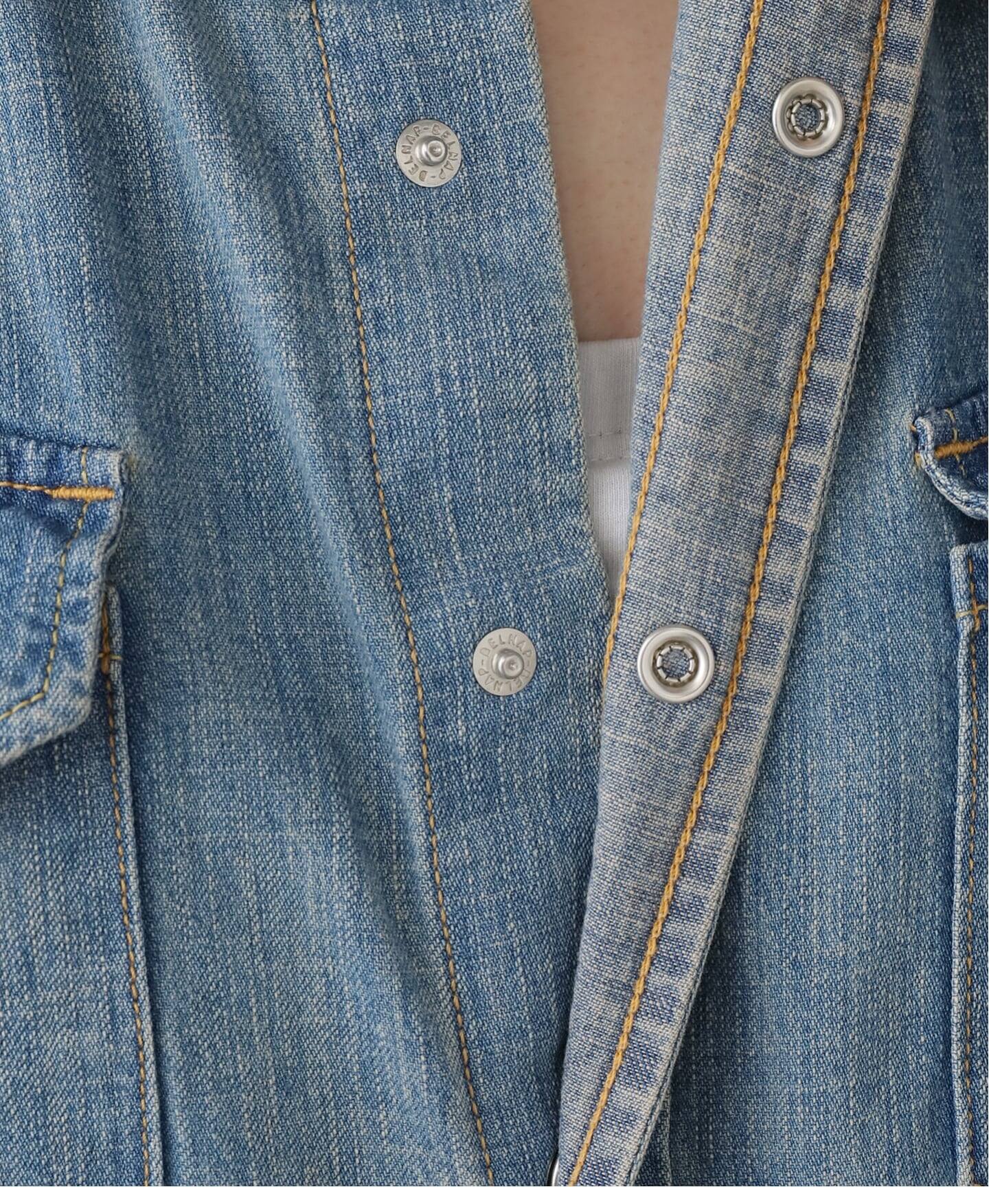 REMI RELIEF/レミレリーフ】DENIM シャツドレス（シャツワンピース 