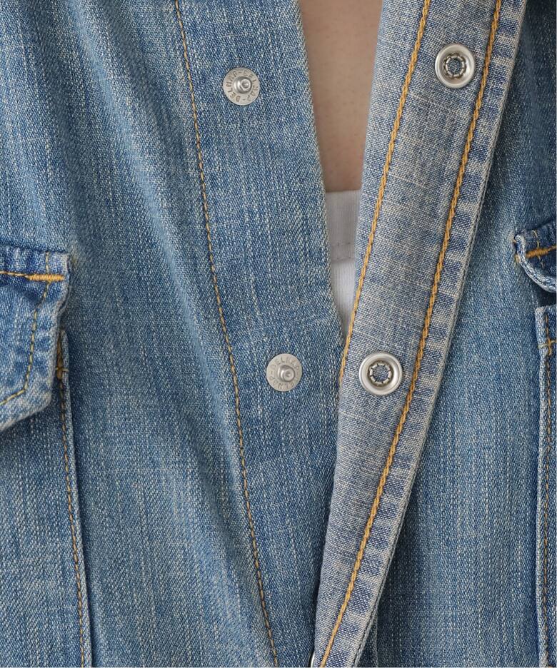 REMI RELIEF/レミレリーフ】DENIM シャツドレス（シャツワンピース 
