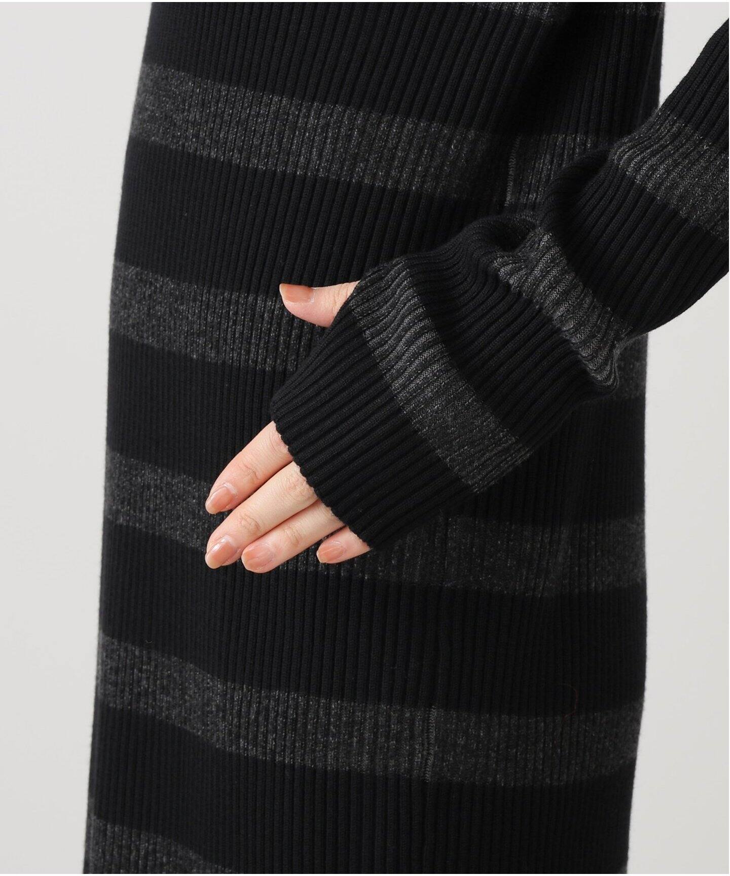 Border Knit Dress（ワンピース）｜L 