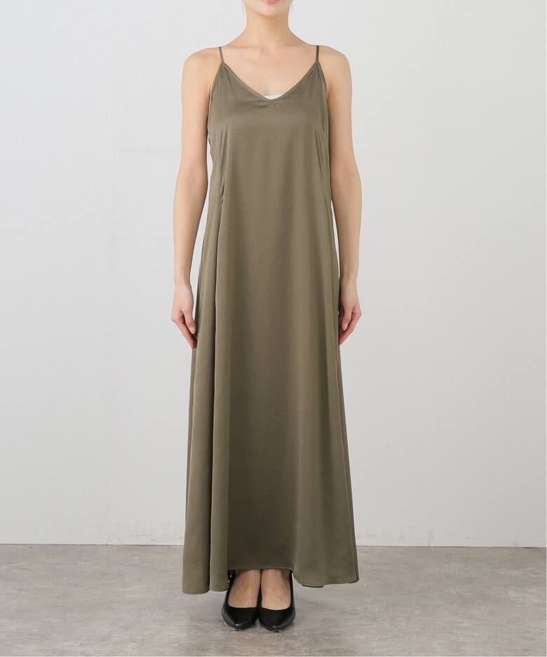 Satin Cami Dress（ワンピース）｜L 