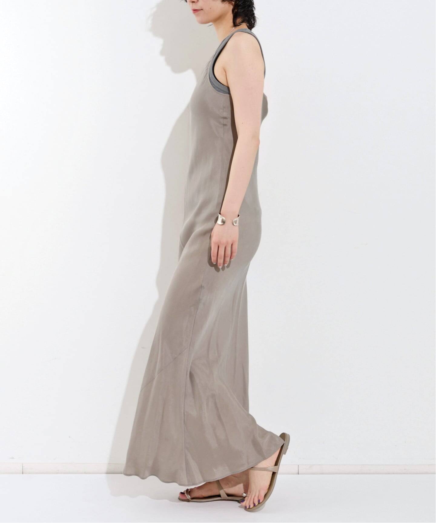 L'Appartement Long Dress ブラウン　ロングワンピース L'Appartement Long Dress ブラウン ロングワンピース - メルカリ