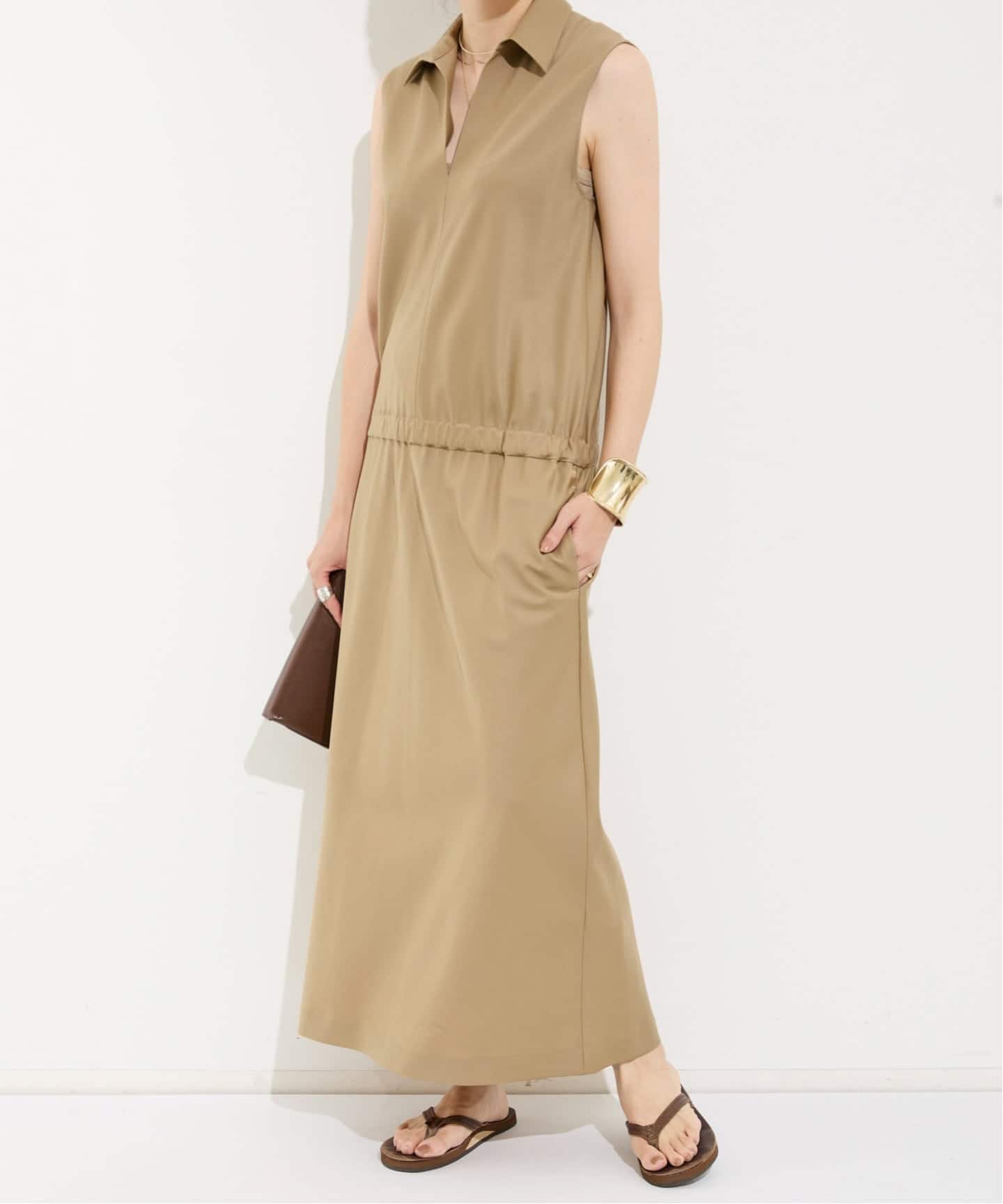 L'Appartement ワンピース L'Appartement Wash Gather Onepiece - メルカリ