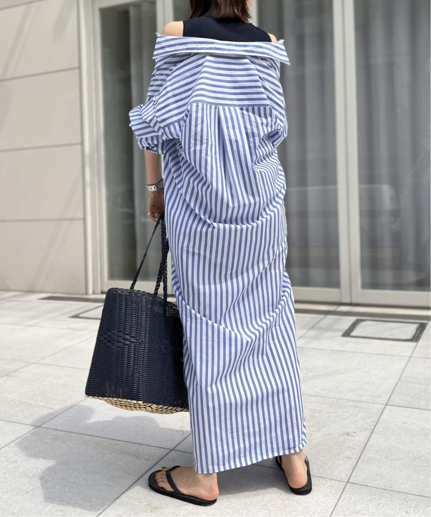FABRICA STRIPE SHIRT ONEPIECE（シャツワンピース）｜L'Appartement