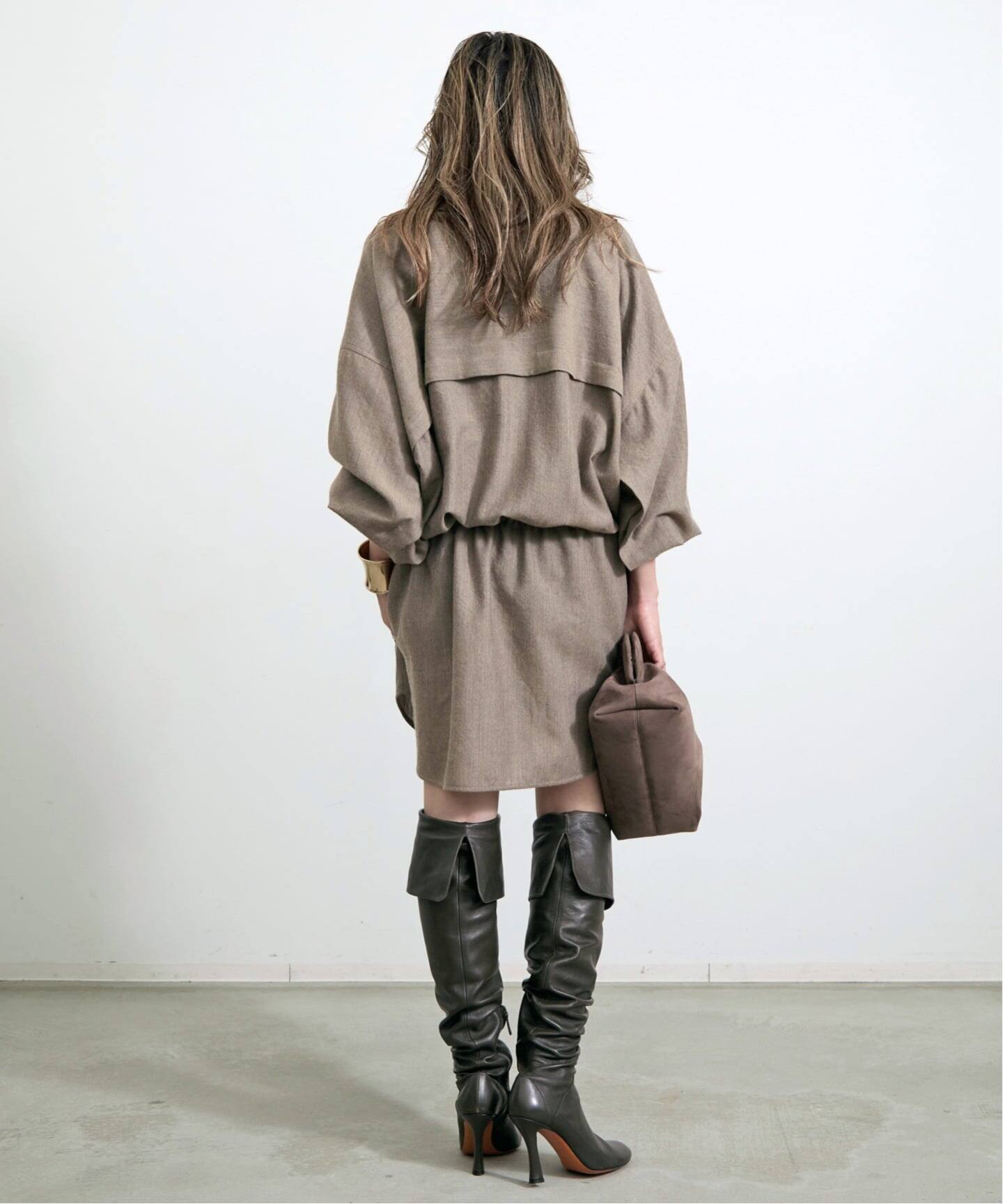 ワンピース L'Appartement shirt dress RAMIE SHIRT DRESS（ワンピース）｜L'Appartement（アパルトモン