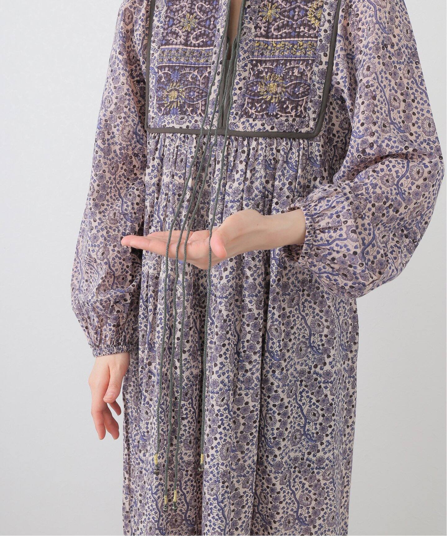 Indian Cotton Dress（ワンピース）｜L