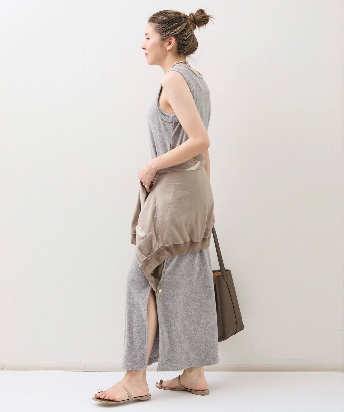 L’Appartement別注 【MINITZ/ミニッツ】SHORTTRENCH MINITZ/ミニッツ】 SHORT SHIRTのコーディネートスナップ（WEB