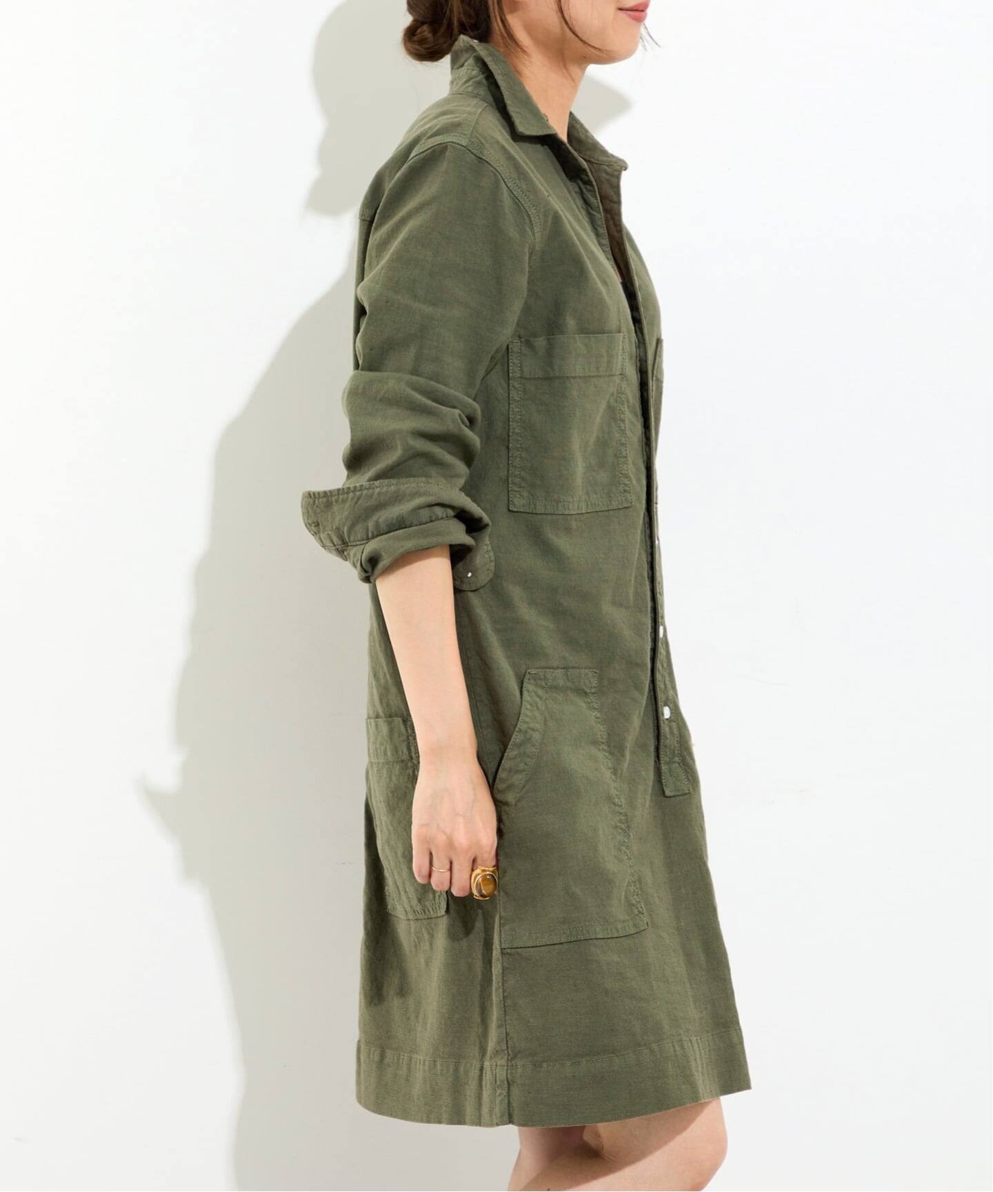 FRANK&EILEEN/フランクアンドアイリーン】 SHORT SHIRTS DRESS 