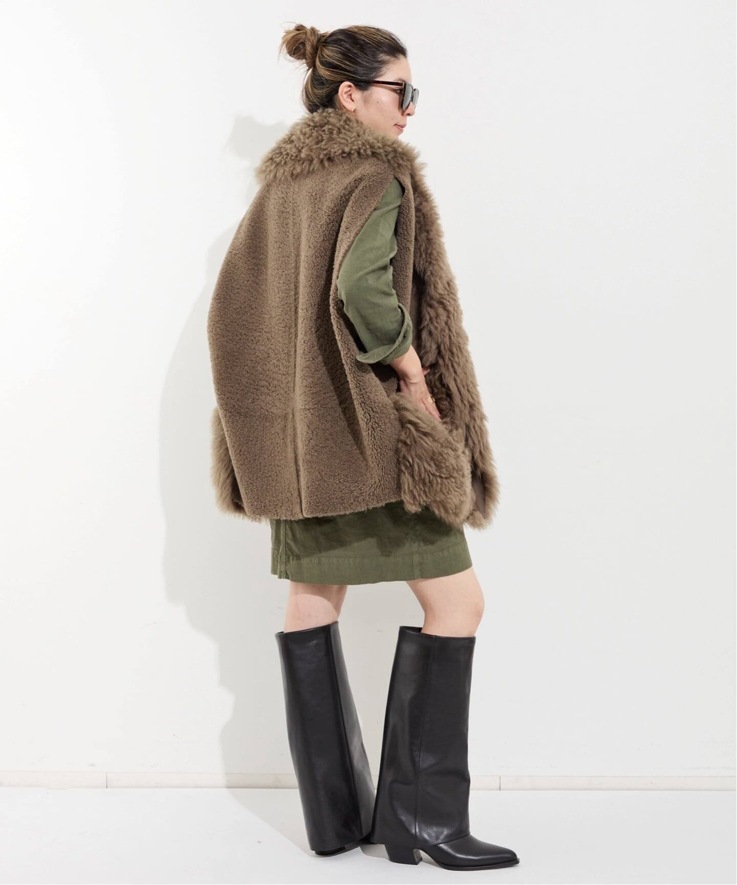 FRANK&EILEEN/フランクアンドアイリーン】 SHORT SHIRTS DRESS 