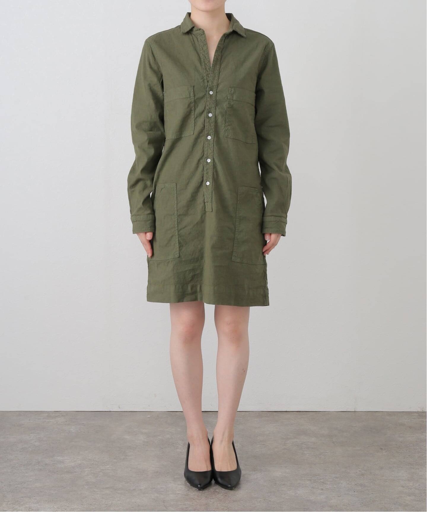 FRANK&EILEEN/フランクアンドアイリーン】 SHORT SHIRTS DRESS 