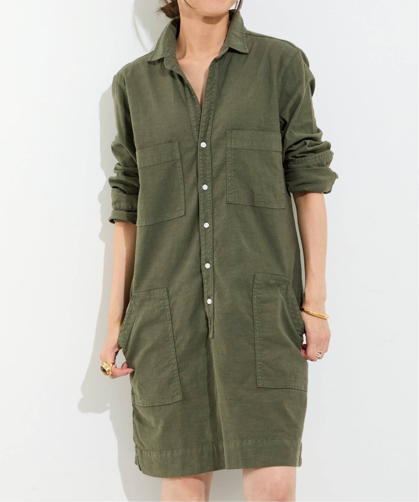 FRANK&EILEEN/フランクアンドアイリーン】 SHORT SHIRTS DRESS 