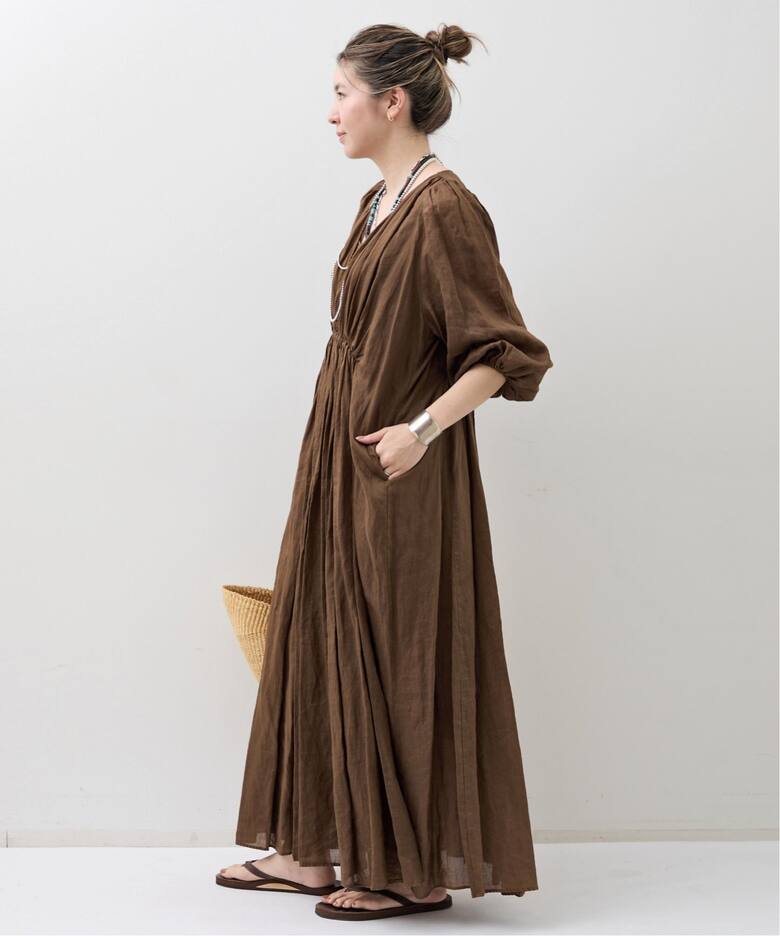 COL PIERROT/コル ピエロ】 RAMIE MAXI DRESS（ワンピース）｜L 