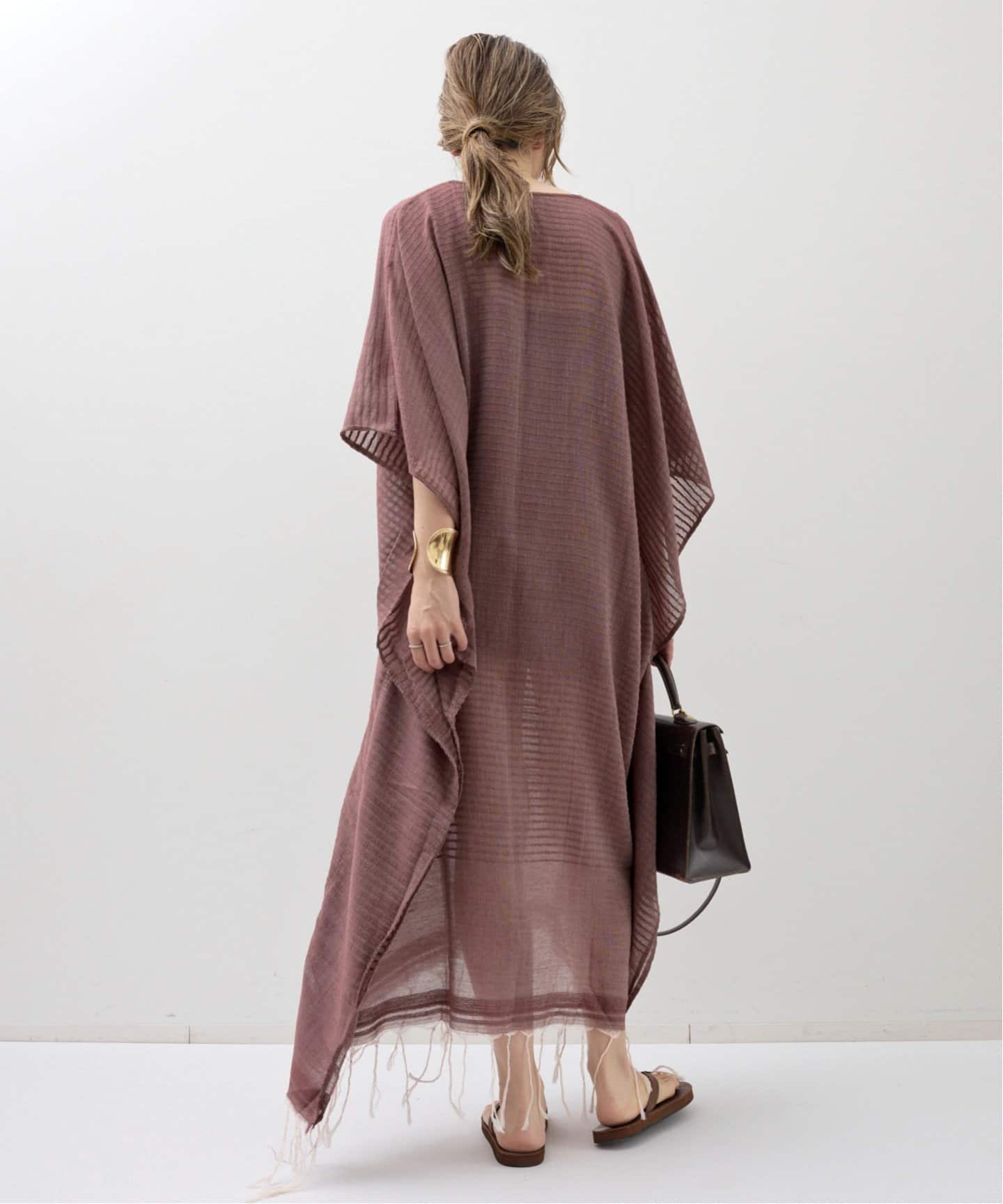 L'Appartement  SU PARIS/ス パリス　GOWN SU PARIS/ス パリス】 JIMBA FRINGE LONG DRESS（ワンピース）｜L
