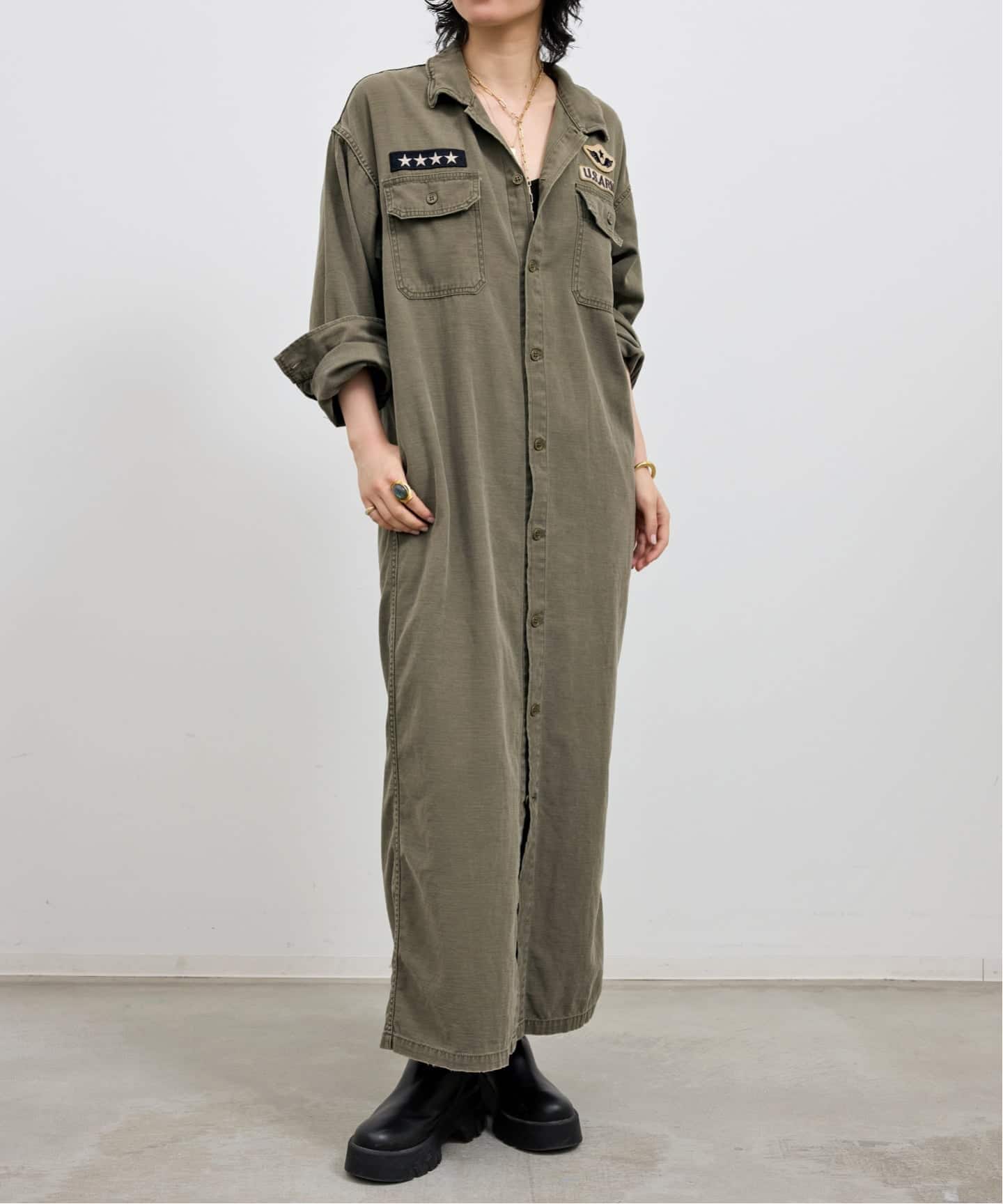 アパルトモンREMI RELIEF MILITARY SHIRTS DRESS REMI RELIEF/レミ レリーフ】 MILITARY SHIRTS DRESS（シャツ