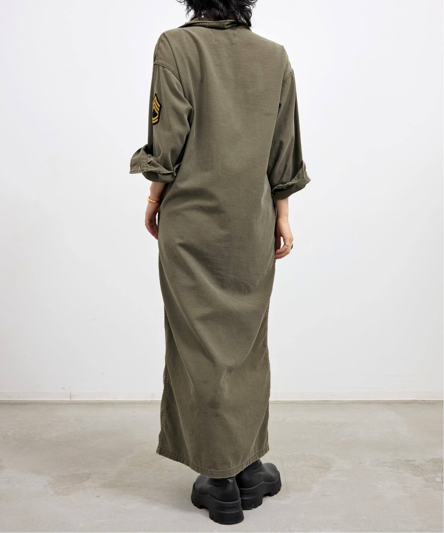 REMI RELIEF/レミ レリーフMILITARY SHIRTS DRESS REMI RELIEF/レミ レリーフ】 MILITARY SHIRTS DRESS（シャツ