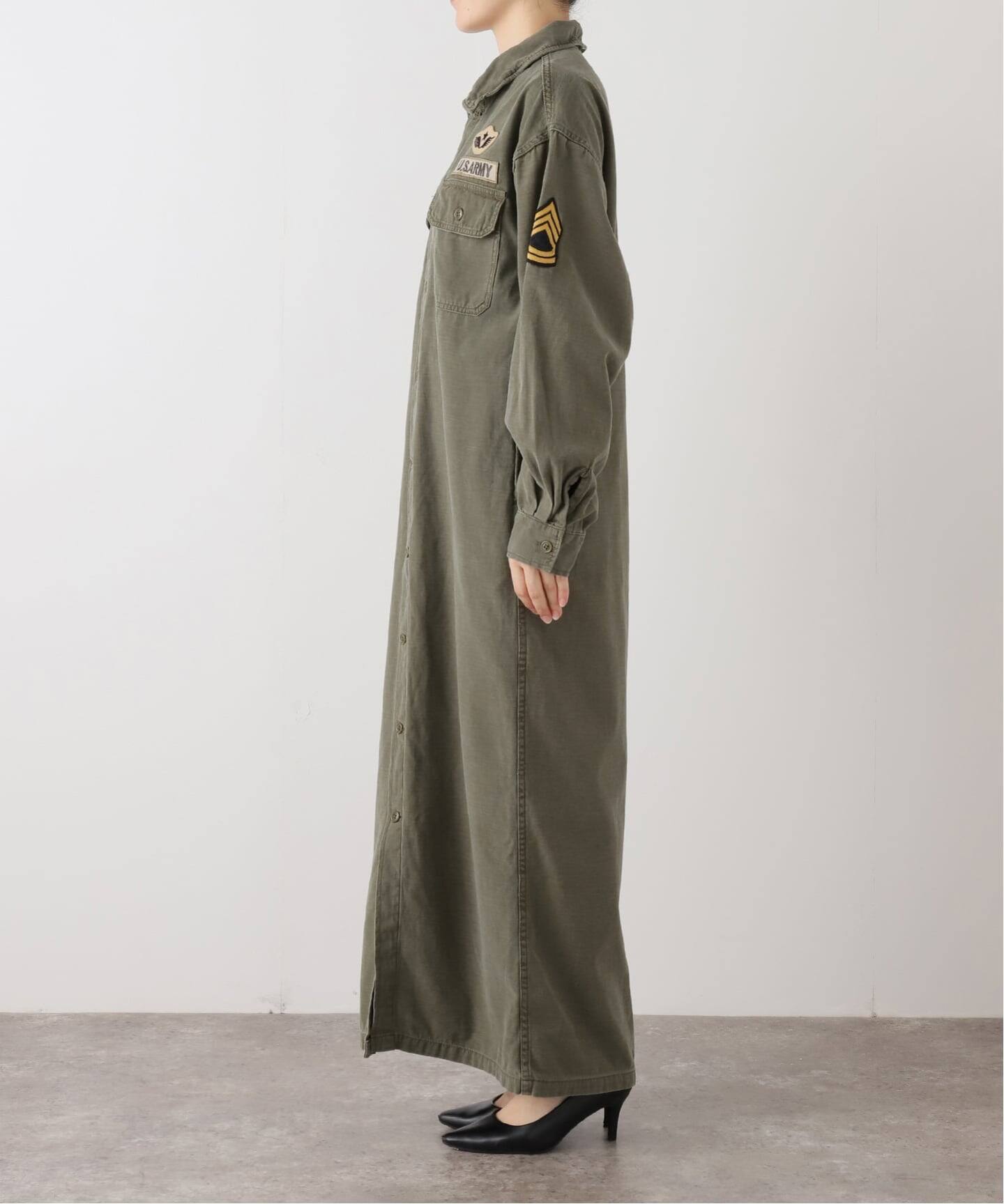REMI RELIEF/レミ レリーフ】 MILITARY SHIRTS DRESS（シャツ