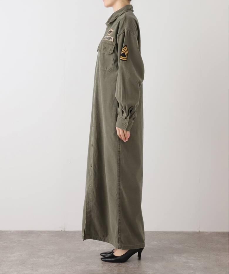 REMI RELIEF/レミ レリーフ】 MILITARY SHIRTS DRESS（シャツ  