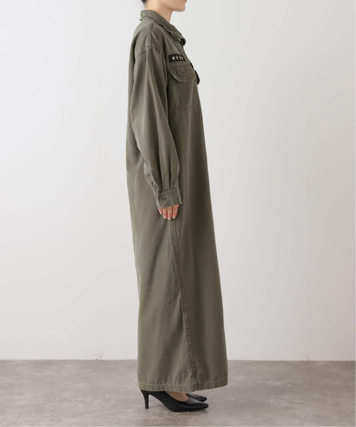 REMI RELIEF/レミ レリーフ】 MILITARY SHIRTS DRESS（シャツ