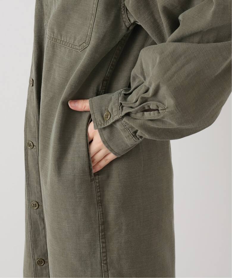 REMI RELIEF/レミ レリーフ】 MILITARY SHIRTS DRESS（シャツ  