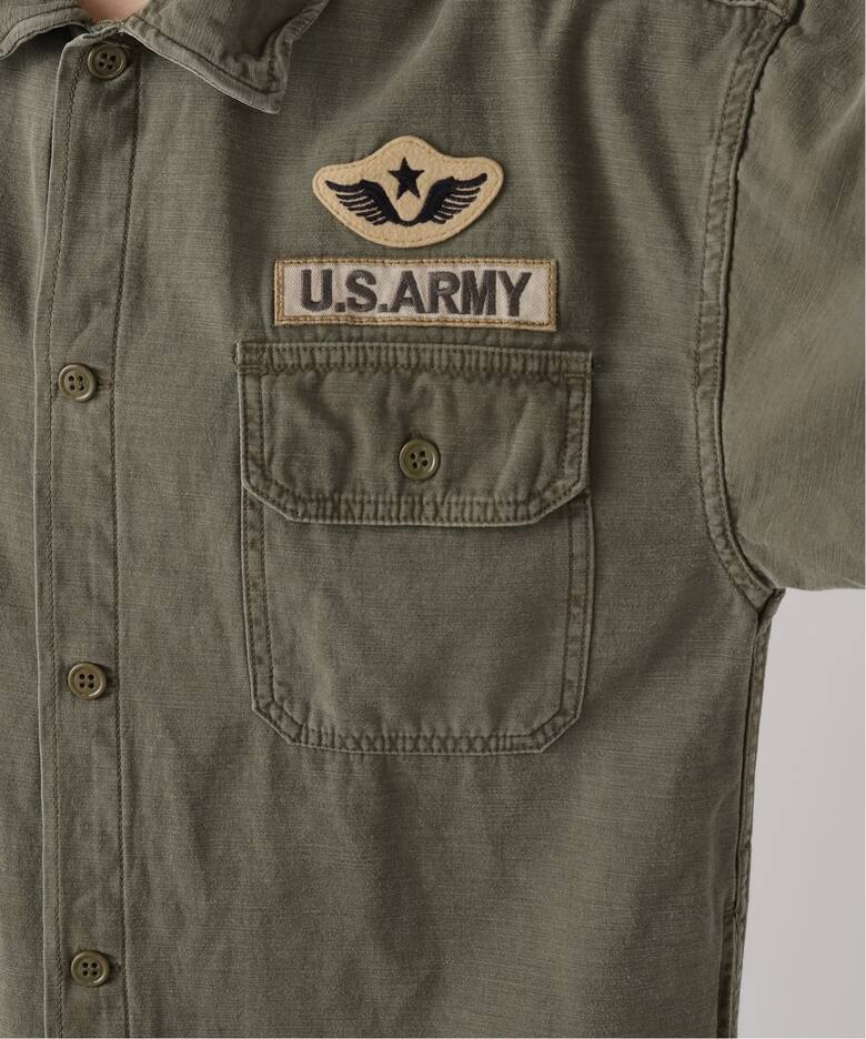 REMI RELIEF/レミ レリーフ】 MILITARY SHIRTS DRESS（シャツ  