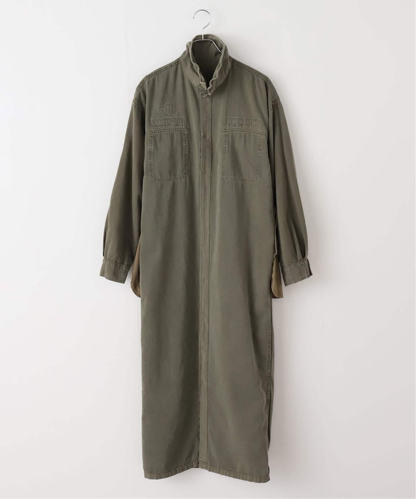 REMI RELIEF/レミ レリーフ】 MILITARY SHIRTS DRESS（シャツ