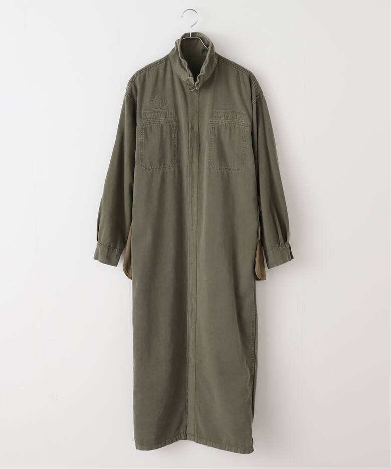 REMI RELIEF/レミ レリーフ】 MILITARY SHIRTS DRESS（シャツ  