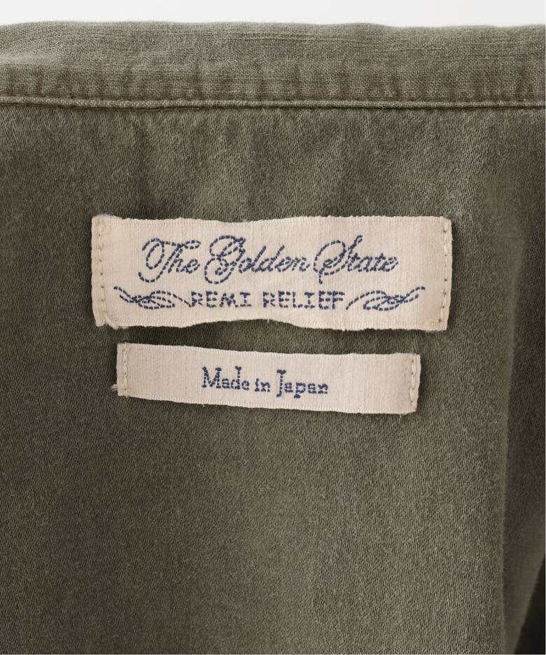 REMI RELIEF/レミ レリーフ】 MILITARY SHIRTS DRESS（シャツ  