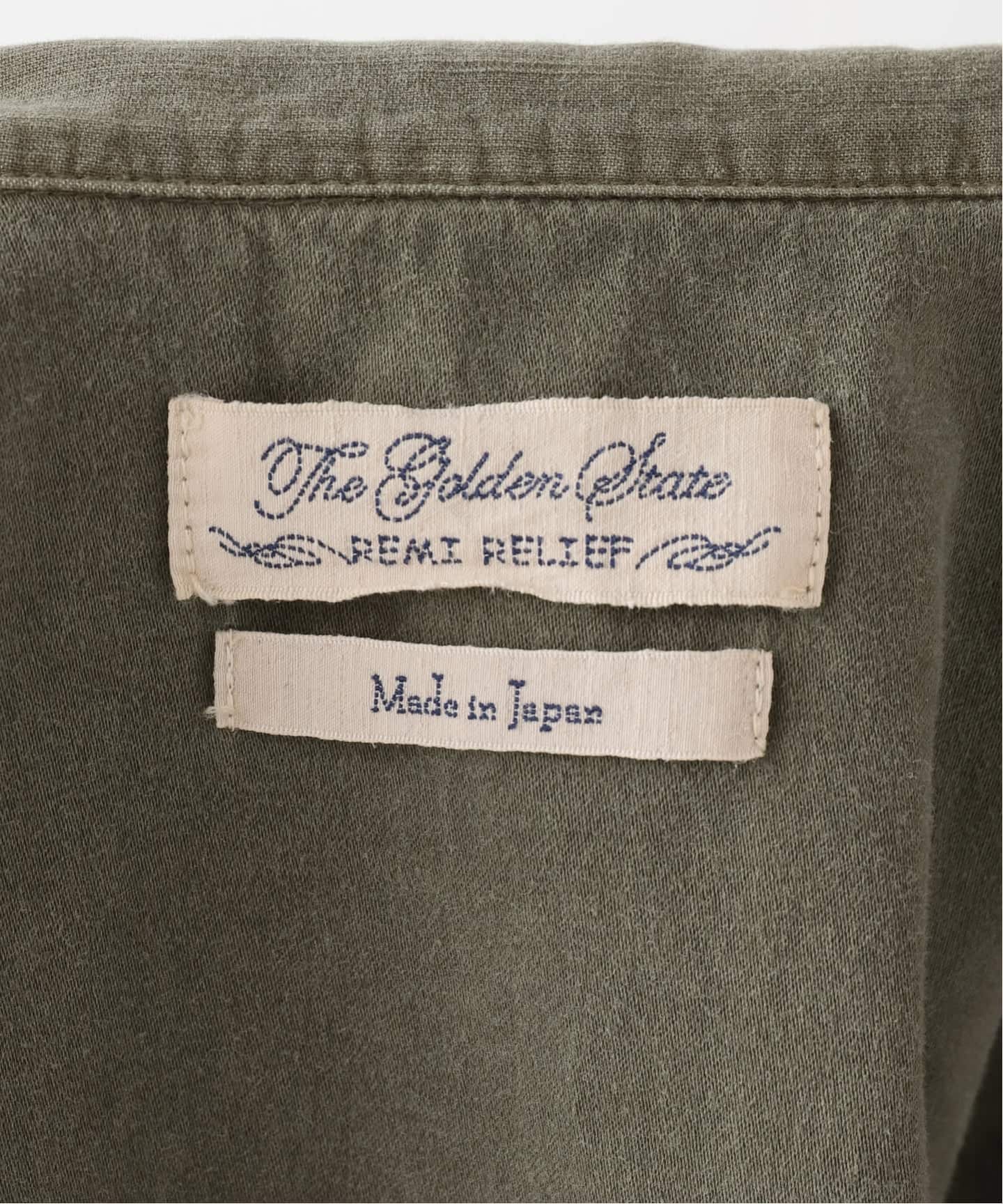 REMI RELIEF/レミ レリーフ】 MILITARY SHIRTS DRESS（シャツ
