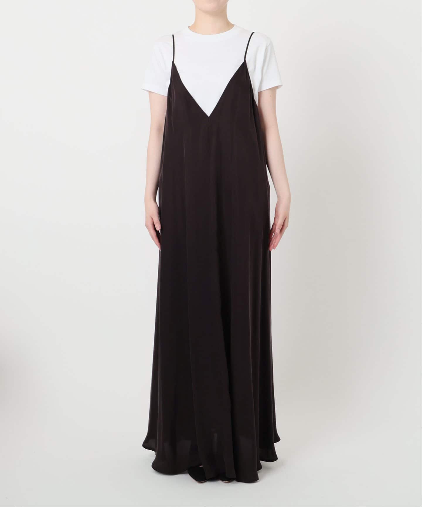 AP STUDIO フレアワンピース AP STUDIO ワンピース Newリネンミックスフレアワンピース