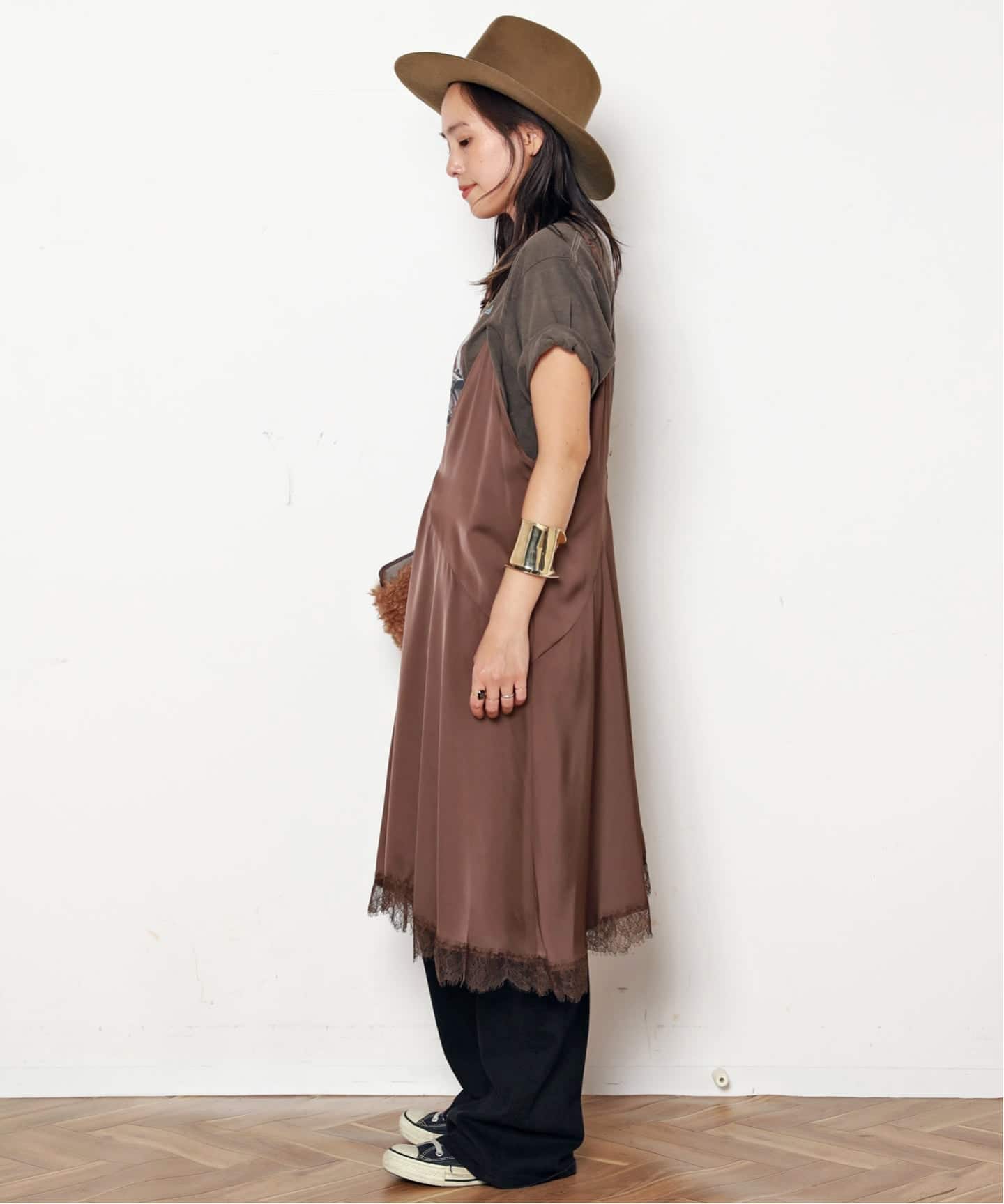 NEWレースドッキングワンピース（ワンピース）｜AP STUDIO