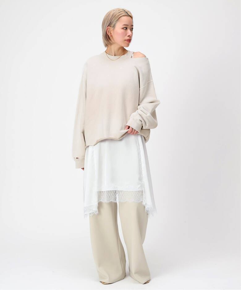 レースドッキングキャミワンピース（ワンピース）｜AP STUDIO  