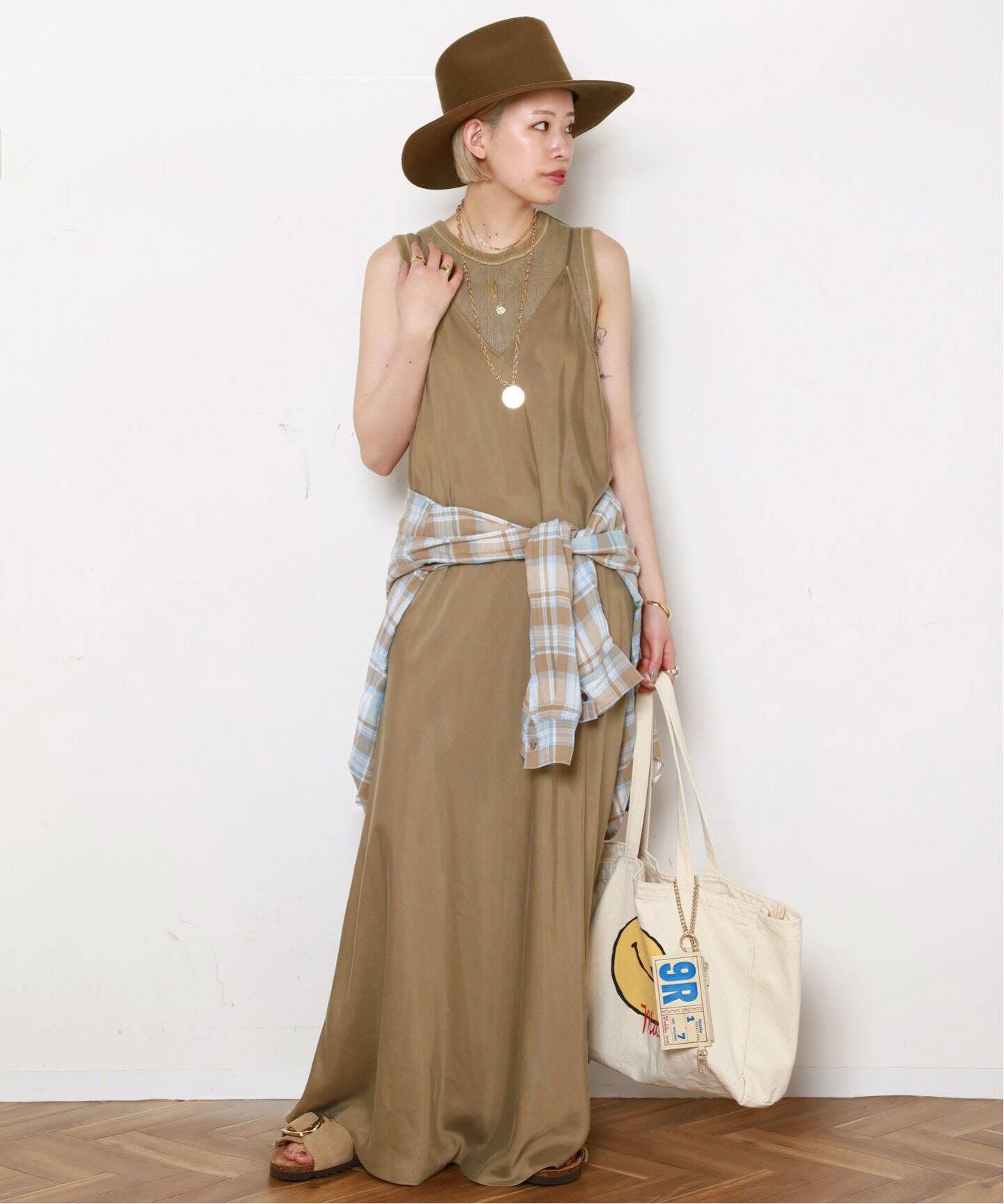Cu/R Camisole Dress（ワンピース）｜AP STUDIO（エーピー