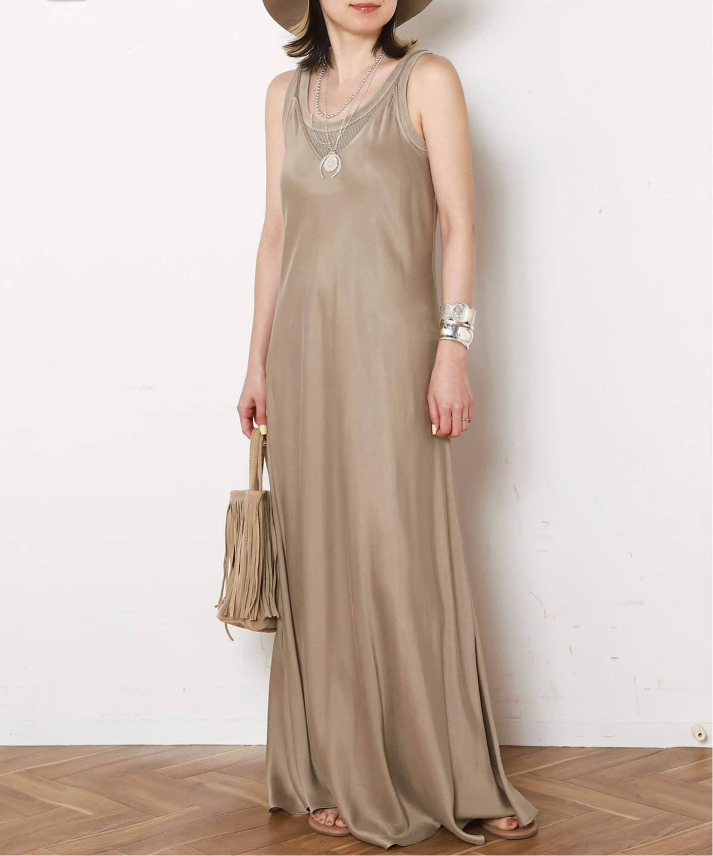 Cu/R Camisole Dress（ワンピース）｜AP STUDIO（エーピーストゥディオ