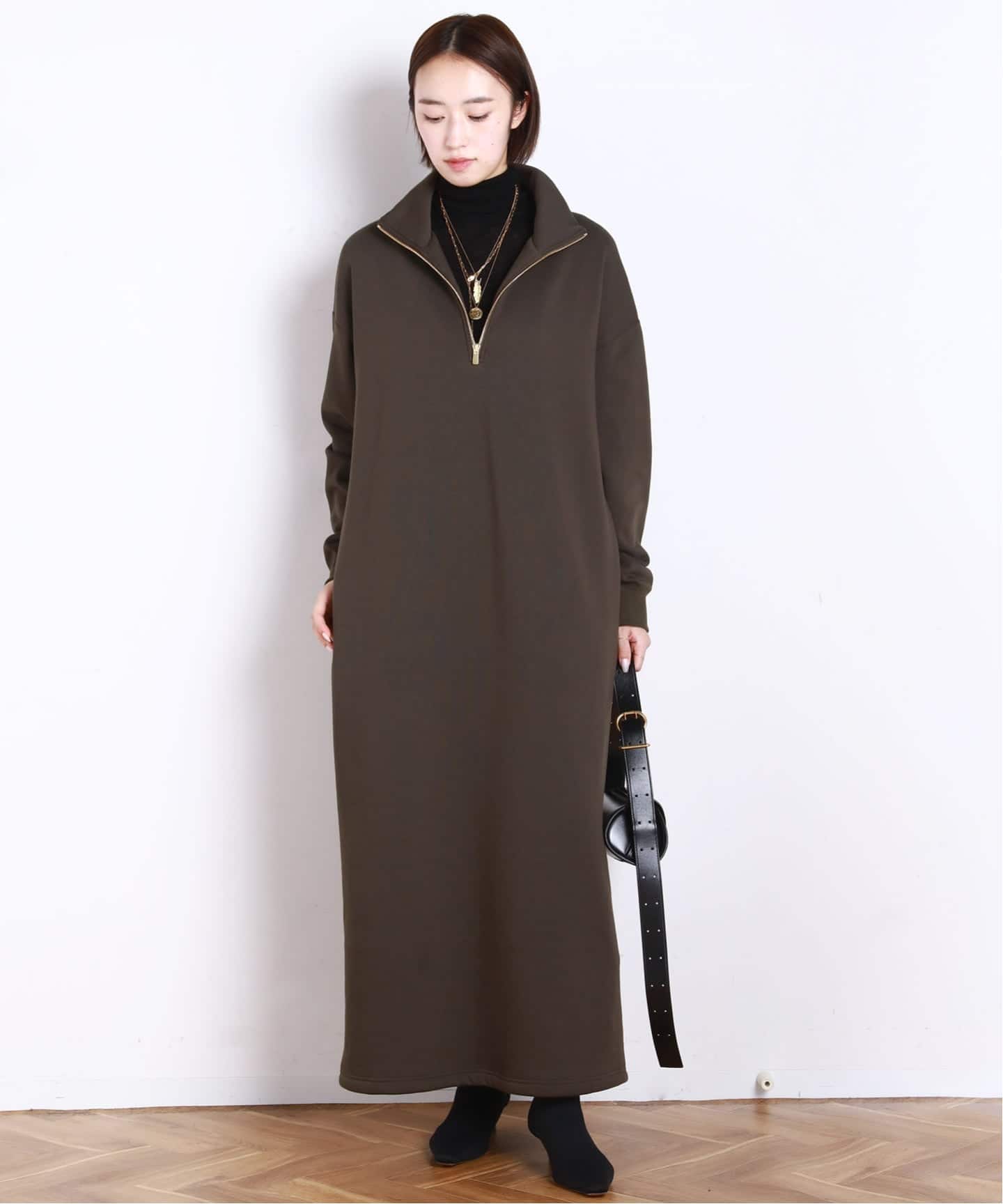 ウォームジップドレス（ワンピース）｜AP STUDIO（エーピー