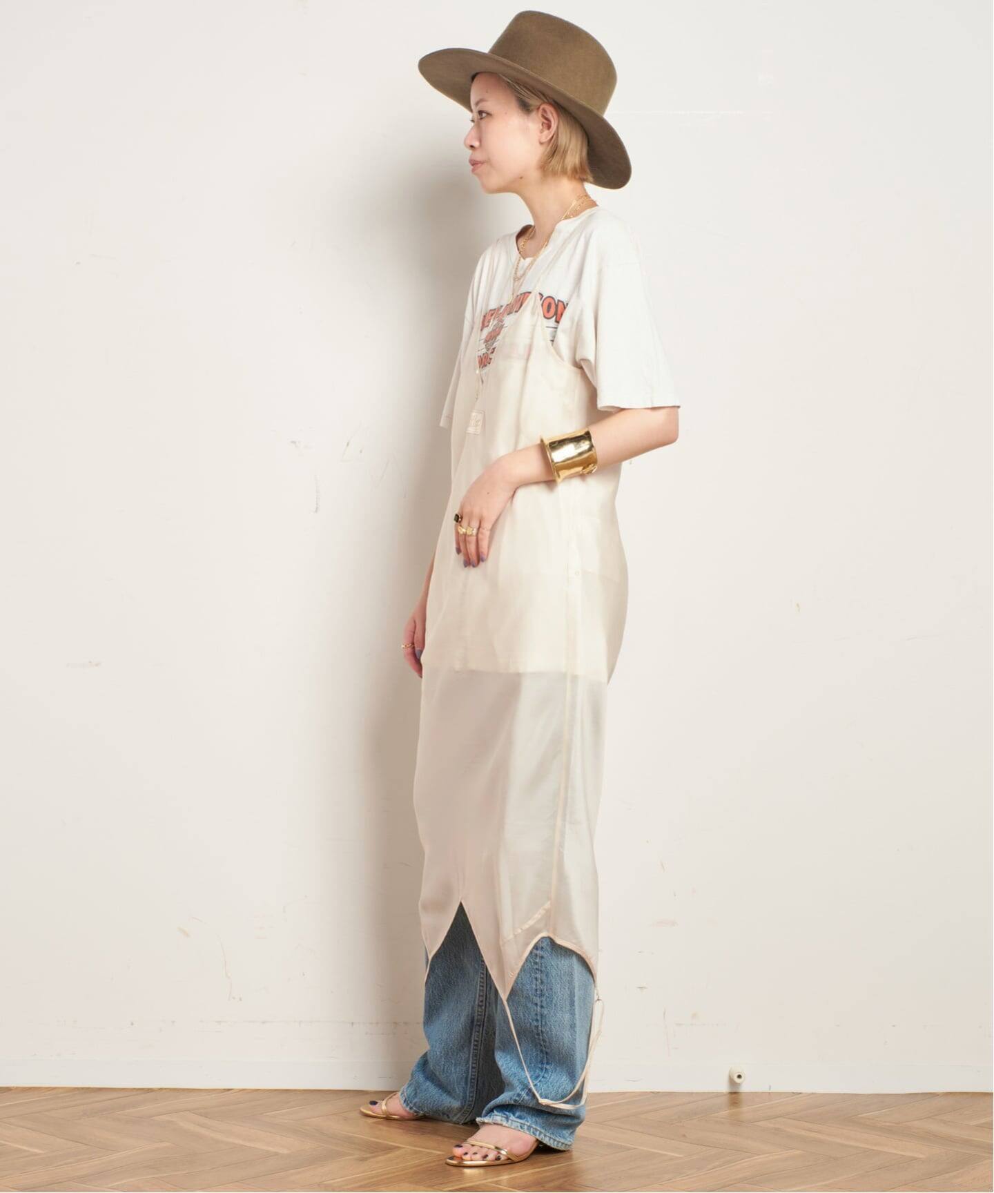 ベター BETTER 25AW DOUBLE CAMI DRESS ドレス 生成 BETTTER/ベター】DOUBLE CAMI DRESS（ワンピース）｜AP STUDIO