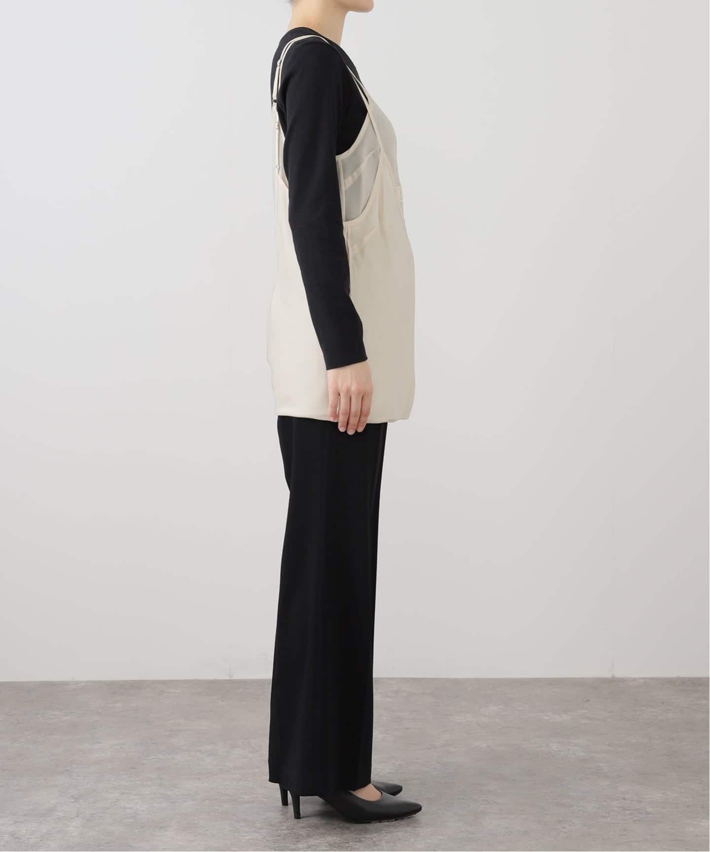 ベター BETTER 25AW DOUBLE CAMI DRESS ドレス 生成 BETTTER/ベター】DOUBLE CAMI DRESS（ワンピース）｜AP STUDIO