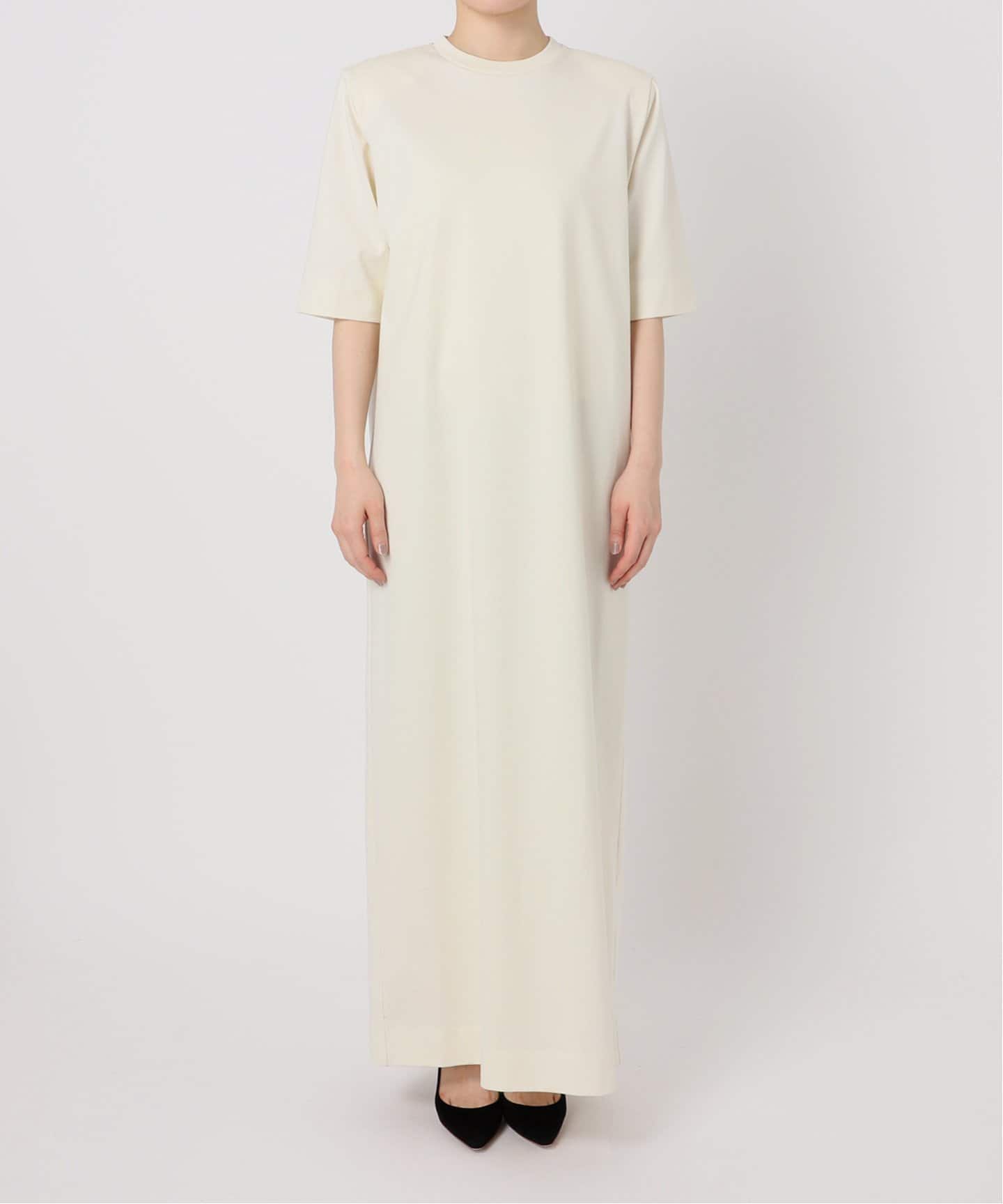CINOH / チノ】REFINA POWER SHOULDER DRESS（ワンピース）｜AP
