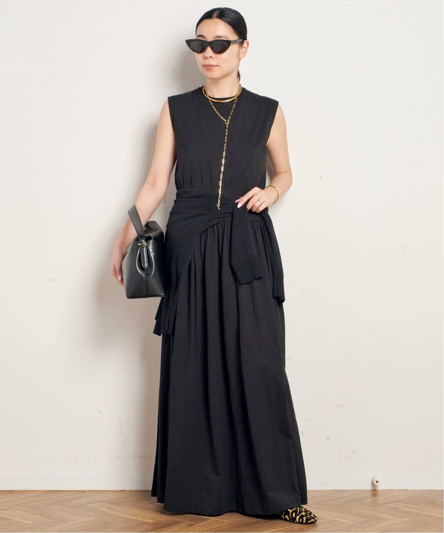 TOTEME/トーテム】SLEEVELESS COTTON TEE DRESS（ワンピース）｜AP