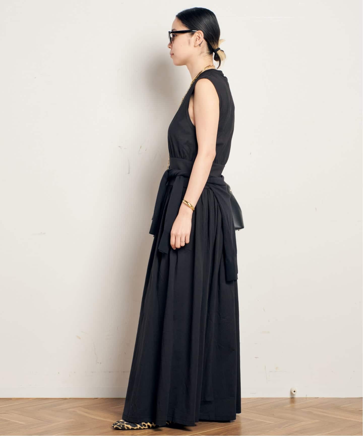 TOTEME/トーテム】SLEEVELESS COTTON TEE DRESS（ワンピース