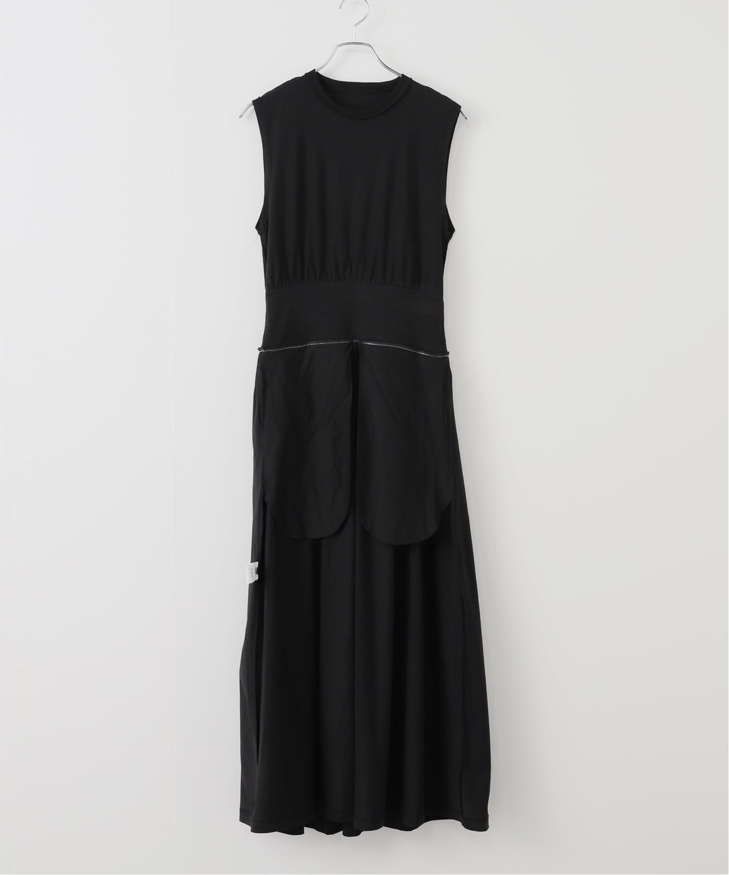 【TOTEME】ノースリーブコットンTシャツドレス Sleeveless Cotton Tee Dress — Pale Grey Mélange – La Garçonne