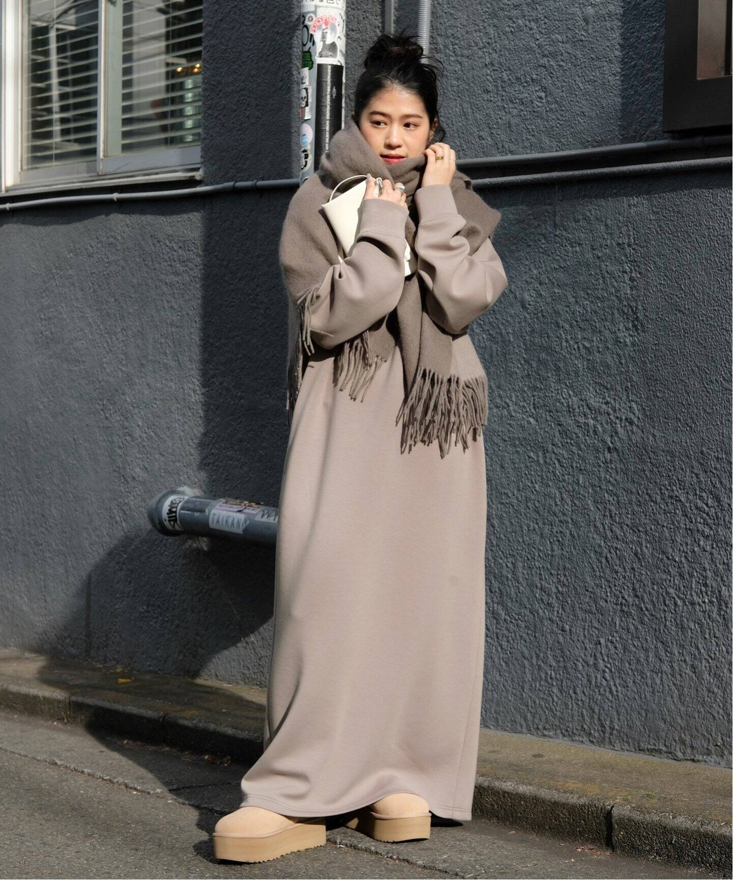 AMERICANA/アメリカーナ】別注ボンディングスウェットワンピース  