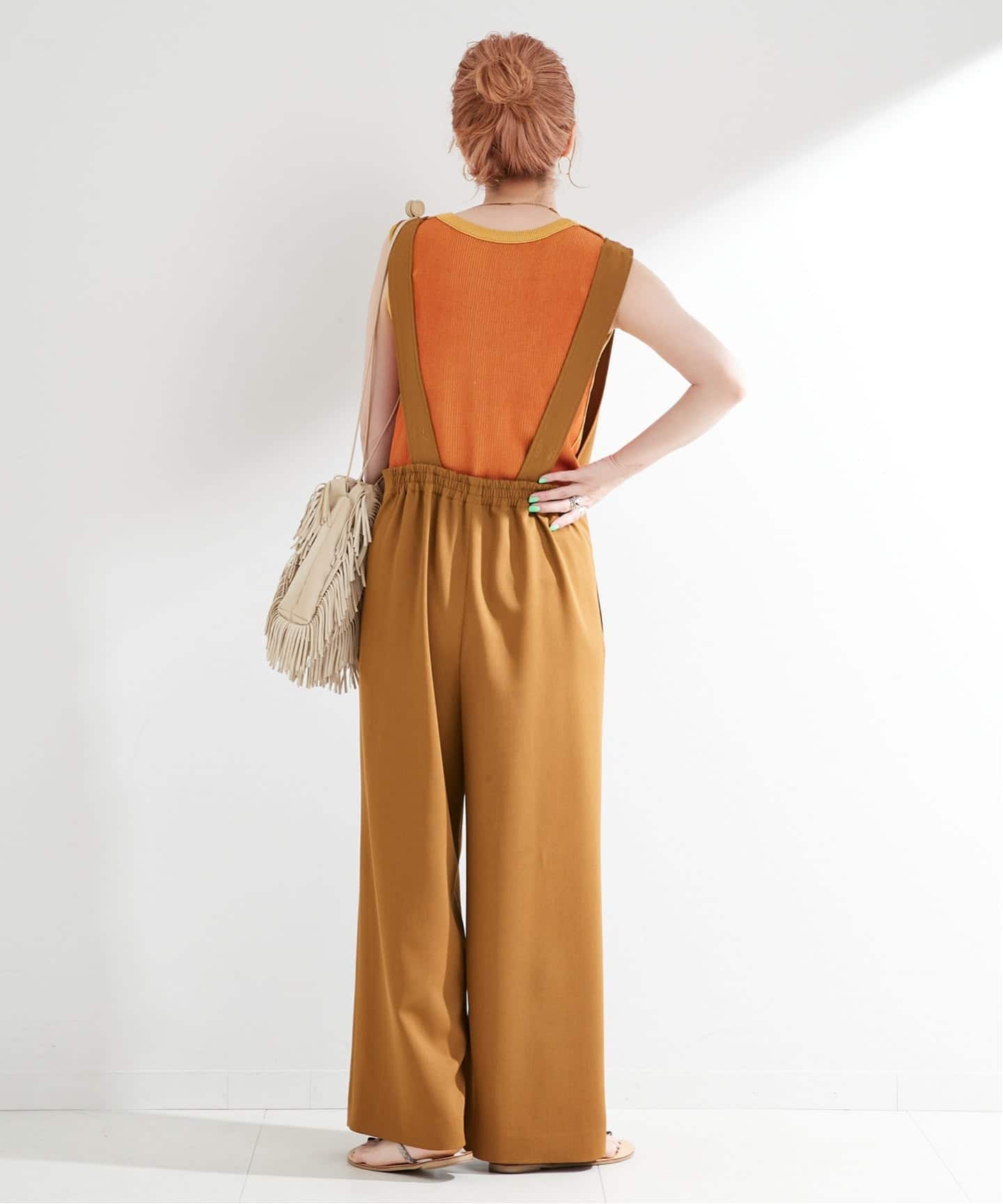 【新品】B.C STOCK＊ウォッシャブル / ディープVリーンサロペット ウォッシャブル / ディープVリーンサロペット（サロペット