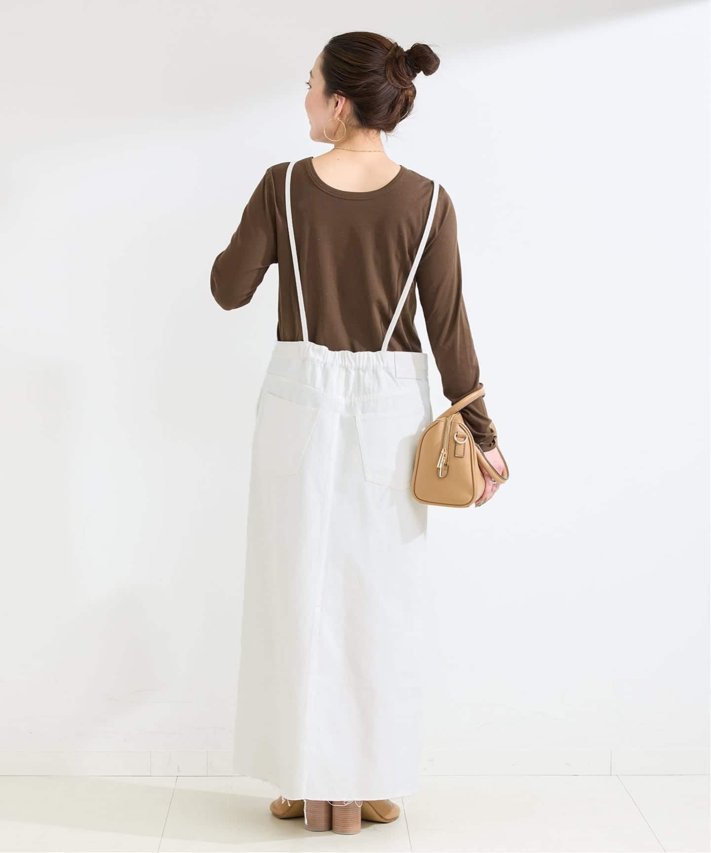 ウォッシャブル / DU JOUR / デュ ジュール SQUARE JEAN PINAFORE