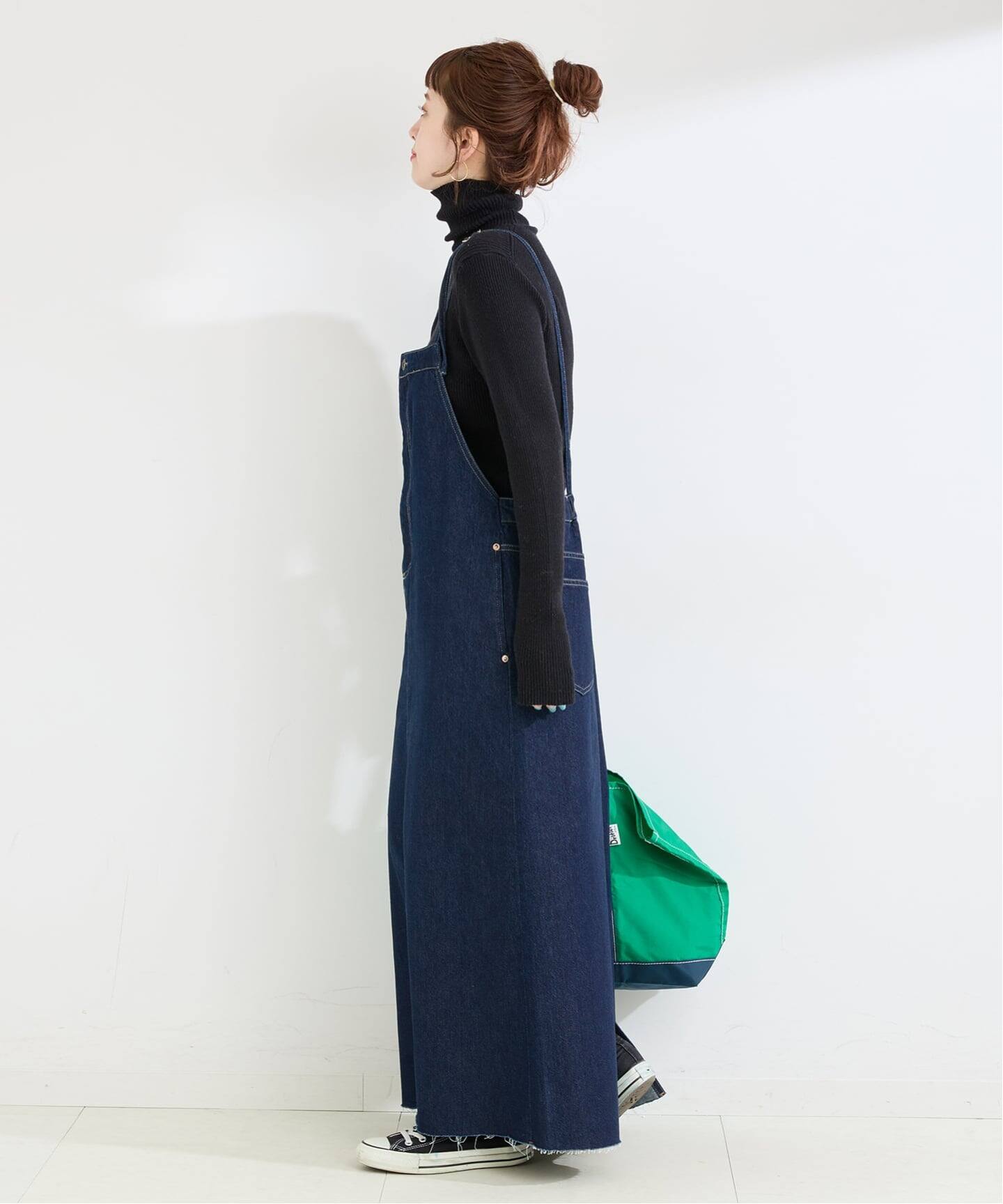 ウォッシャブル / DU JOUR / デュ ジュール SQUARE JEAN PINAFORE