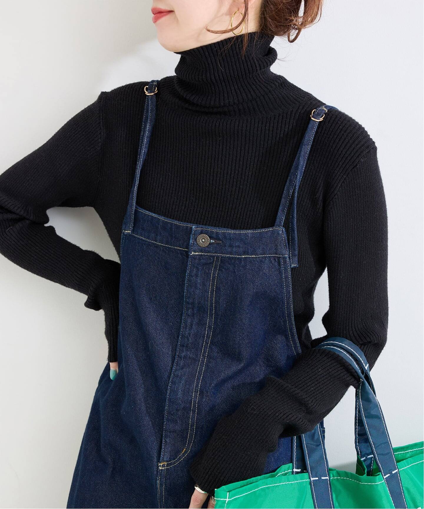 ウォッシャブル / DU JOUR / デュ ジュール SQUARE JEAN PINAFORE