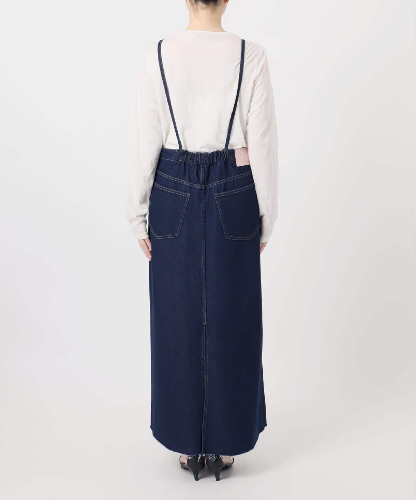完売ウォッシャブル / デュ ジュール SQUARE JEAN PINAFORE ウォッシャブル / DU JOUR / デュ ジュール SQUARE JEAN PINAFORE