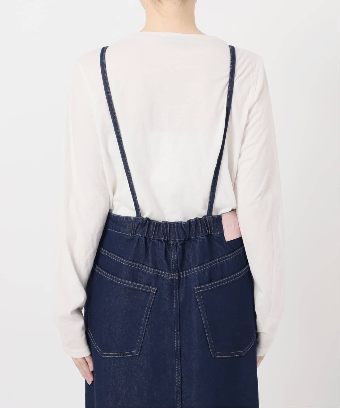 ウォッシャブル / DU JOUR / デュ ジュール SQUARE JEAN PINAFORE