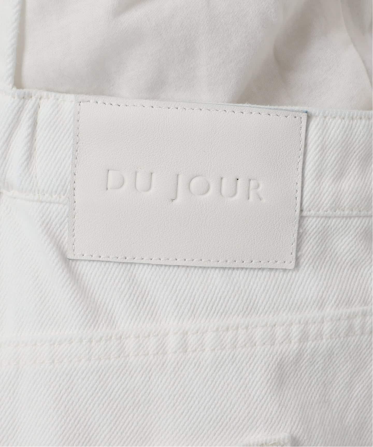 ウォッシャブル / DU JOUR / デュ ジュール SQUARE JEAN PINAFORE