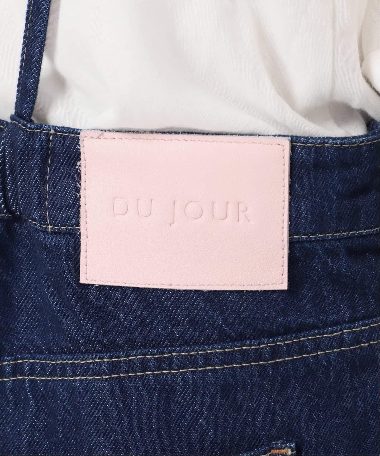 ウォッシャブル / DU JOUR / デュ ジュール SQUARE JEAN PINAFORE